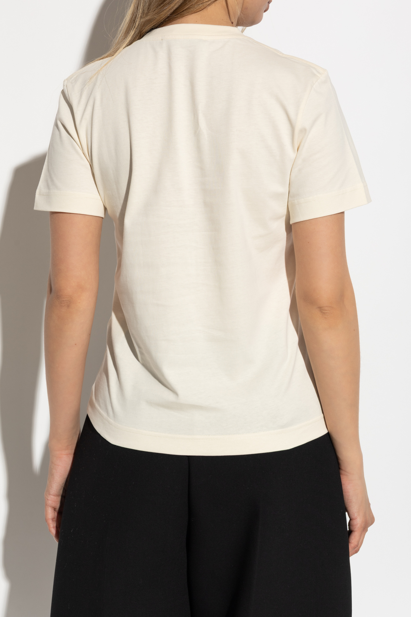 【JACQUEMUS】ロゴパッチ コットンジャージ スウェットシャツ JACQUEMUS コットンジャージー スウェットシャツ ロゴアップリケ
